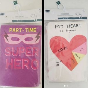2 packs Old Navy girls 2 piece PJ size 18-24